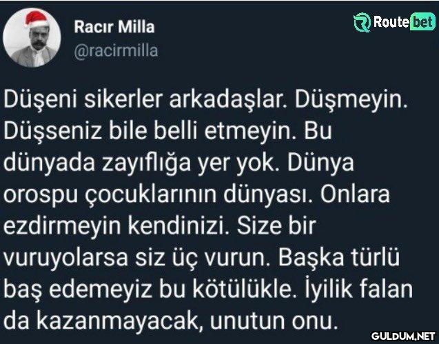 Racır Milla @racirmilla...