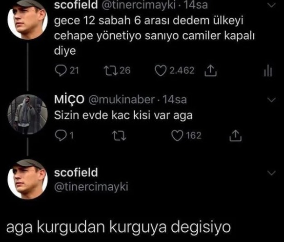 scofield @tinercimayki....