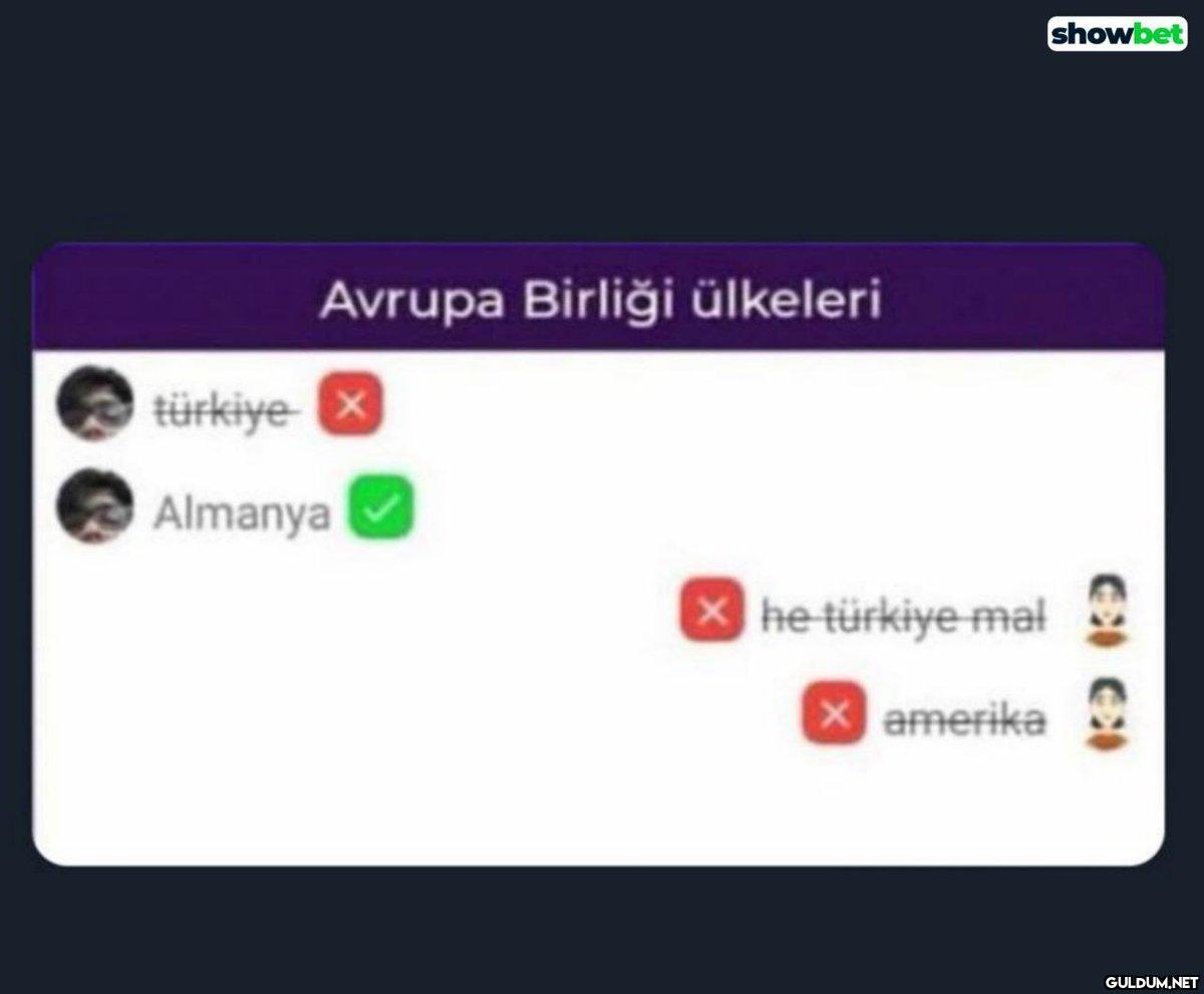 Avrupa Birliği ülkeleri...