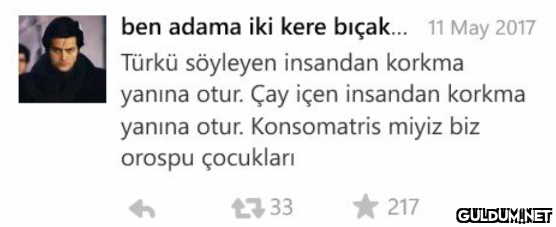 ben adama iki kere...