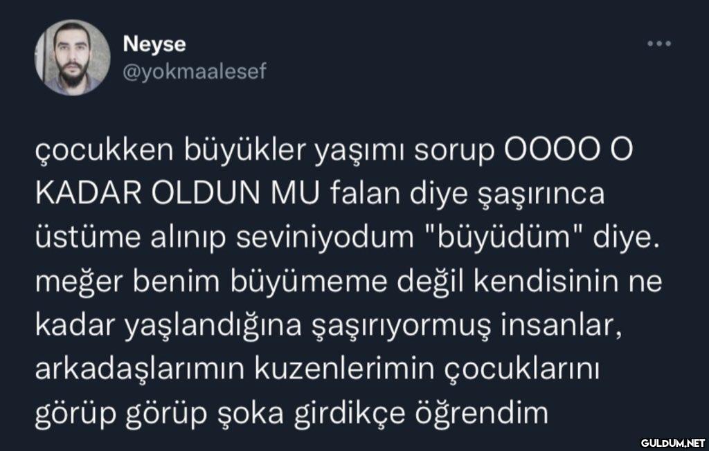 Neyse @yokmaalesef...