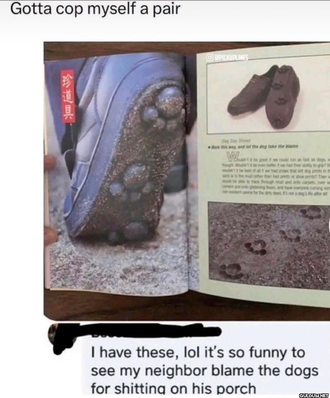 Gotta cop myself a pair...