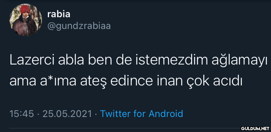 rabia @gundzrabiaa Lazerci...