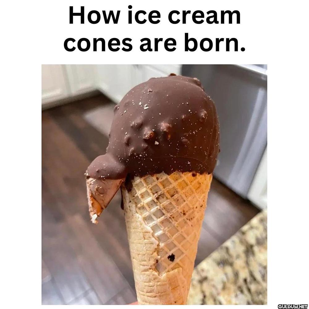 How ice cream cones are born.