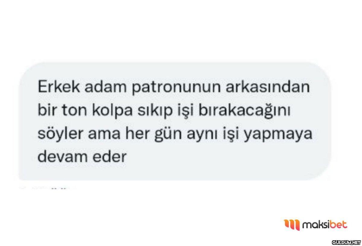 Erkek adam patronunun...