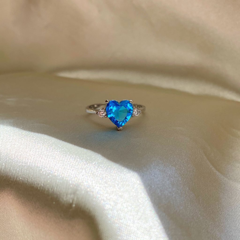 Paraiba Heart Yüzük💙...
