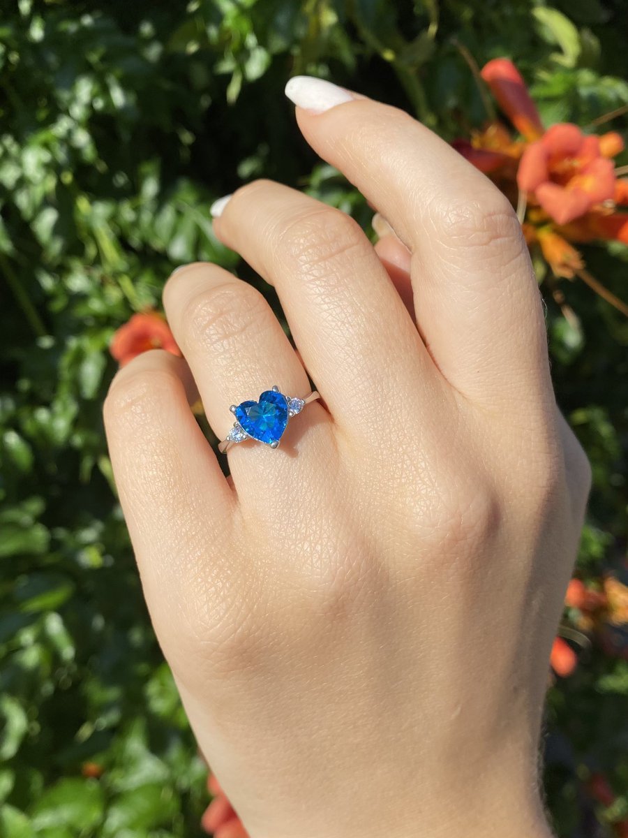 Paraiba Heart Yüzük💙...
