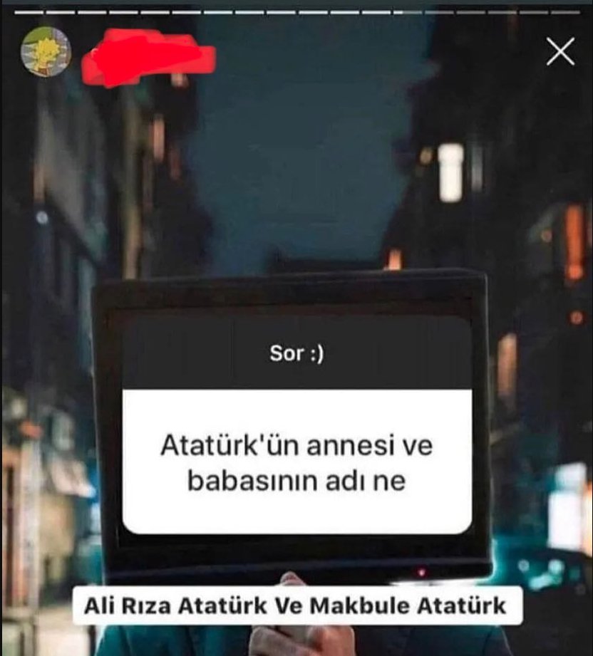 Sor :) Atatürk'ün annesi...