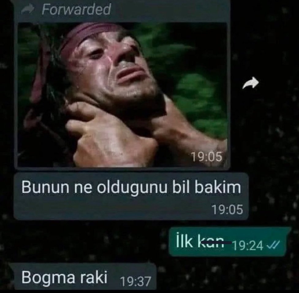 Forwarded 19:05 Bunun ne...