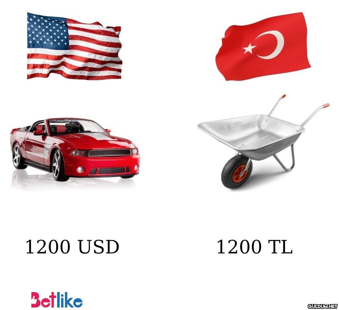 1200 USD Betlike Ɔ 1200 TL   Kaynak