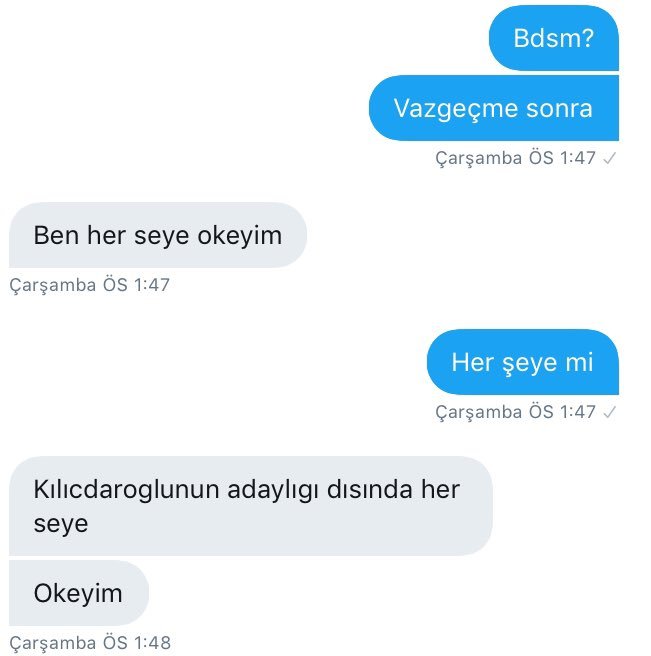 Ben her seye okeyim...