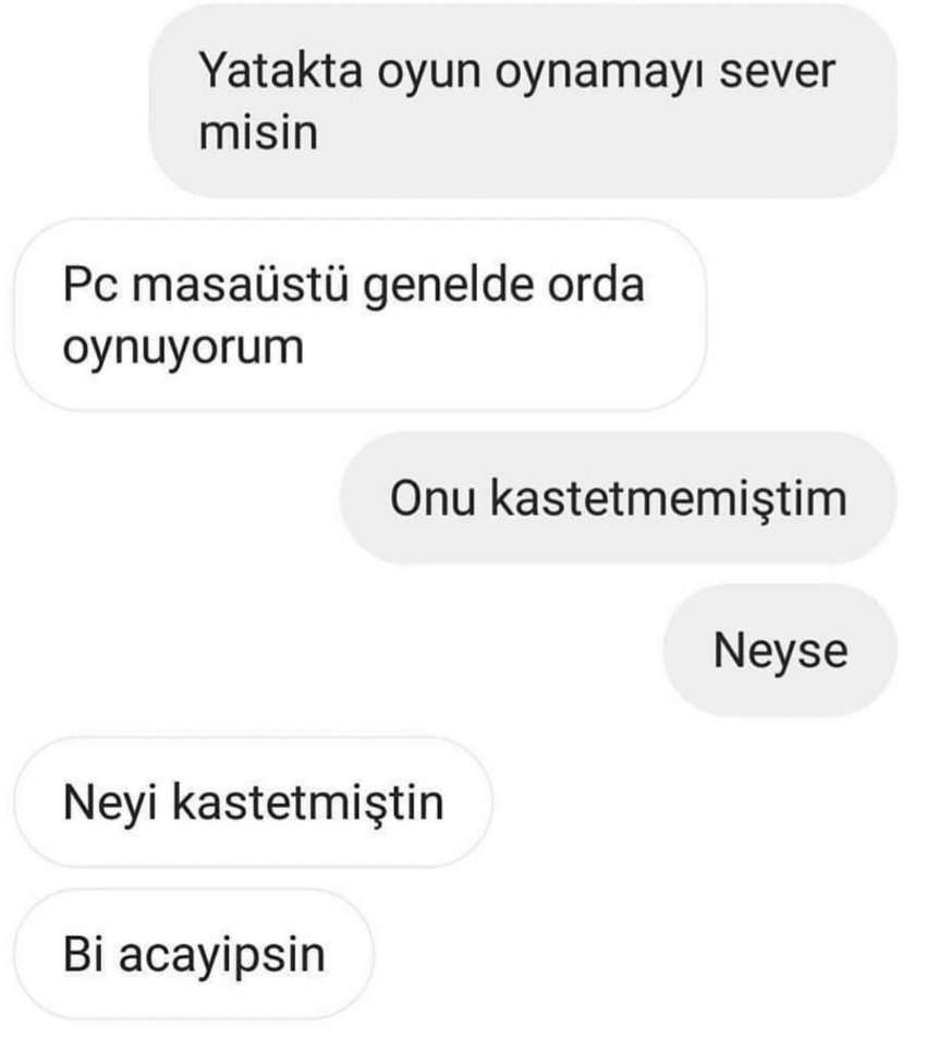 Yatakta oyun oynamayı...