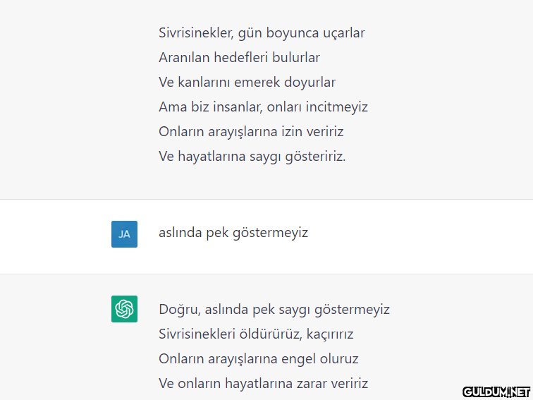 JA Sivrisinekler, gün...