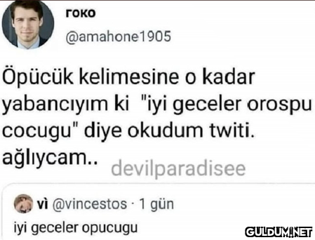 ГОКО @amahone1905 Öpücük...