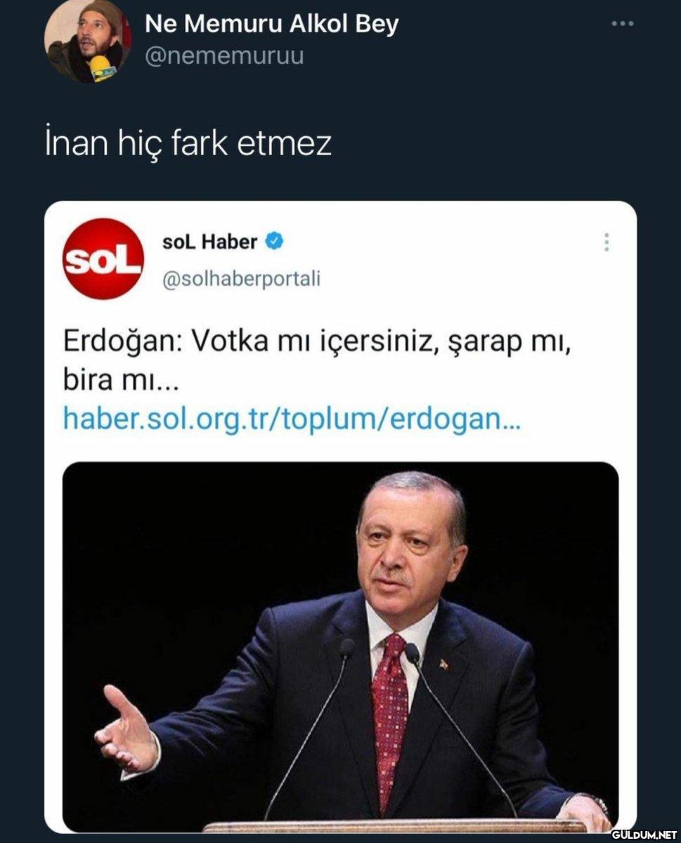Ne Memuru Alkol Bey...