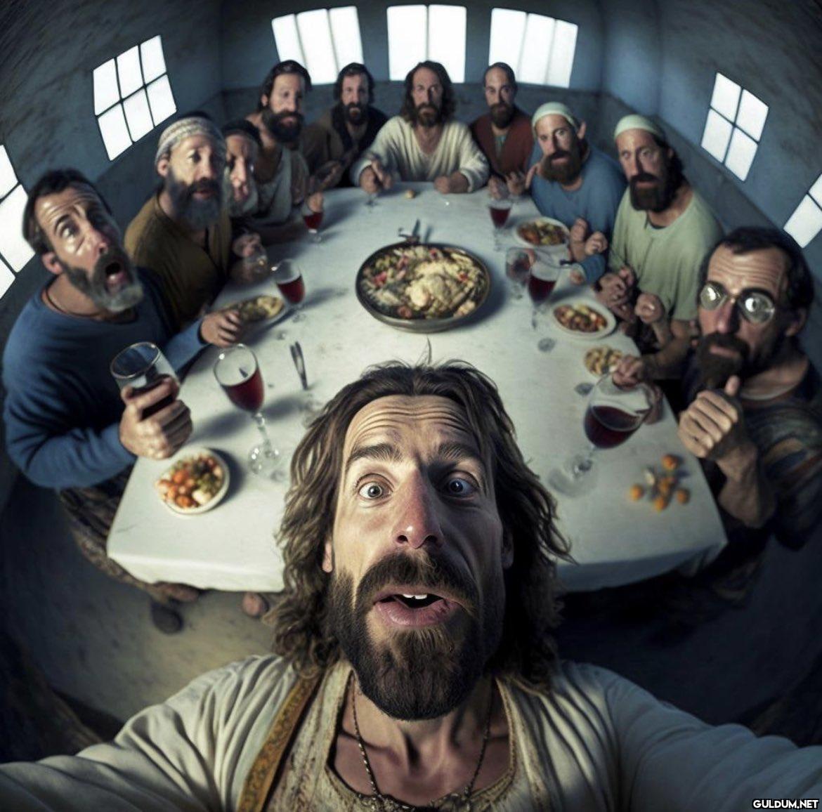 Jesus takes a selfie...