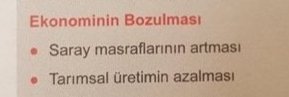Osmanlı'nın çöküş...