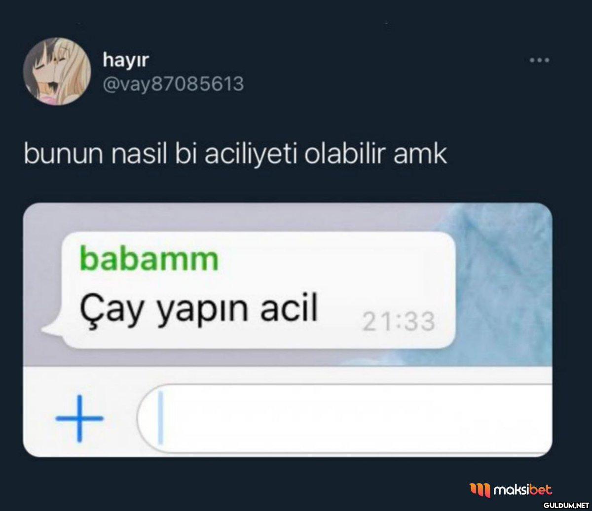 hayır @vay87085613 bunun...