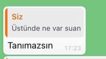 Siz Üstünde ne var suan...