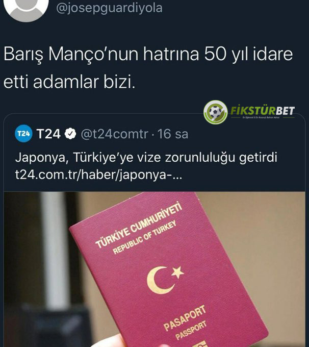 @josepguardiyola Barış...