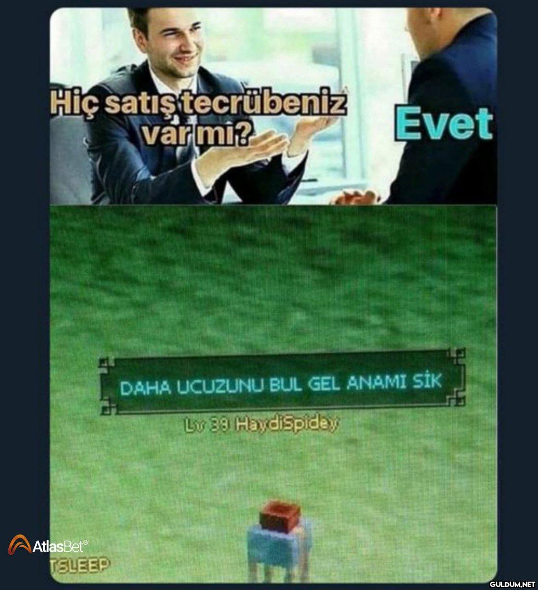 Hiç satış tecrübeniz...