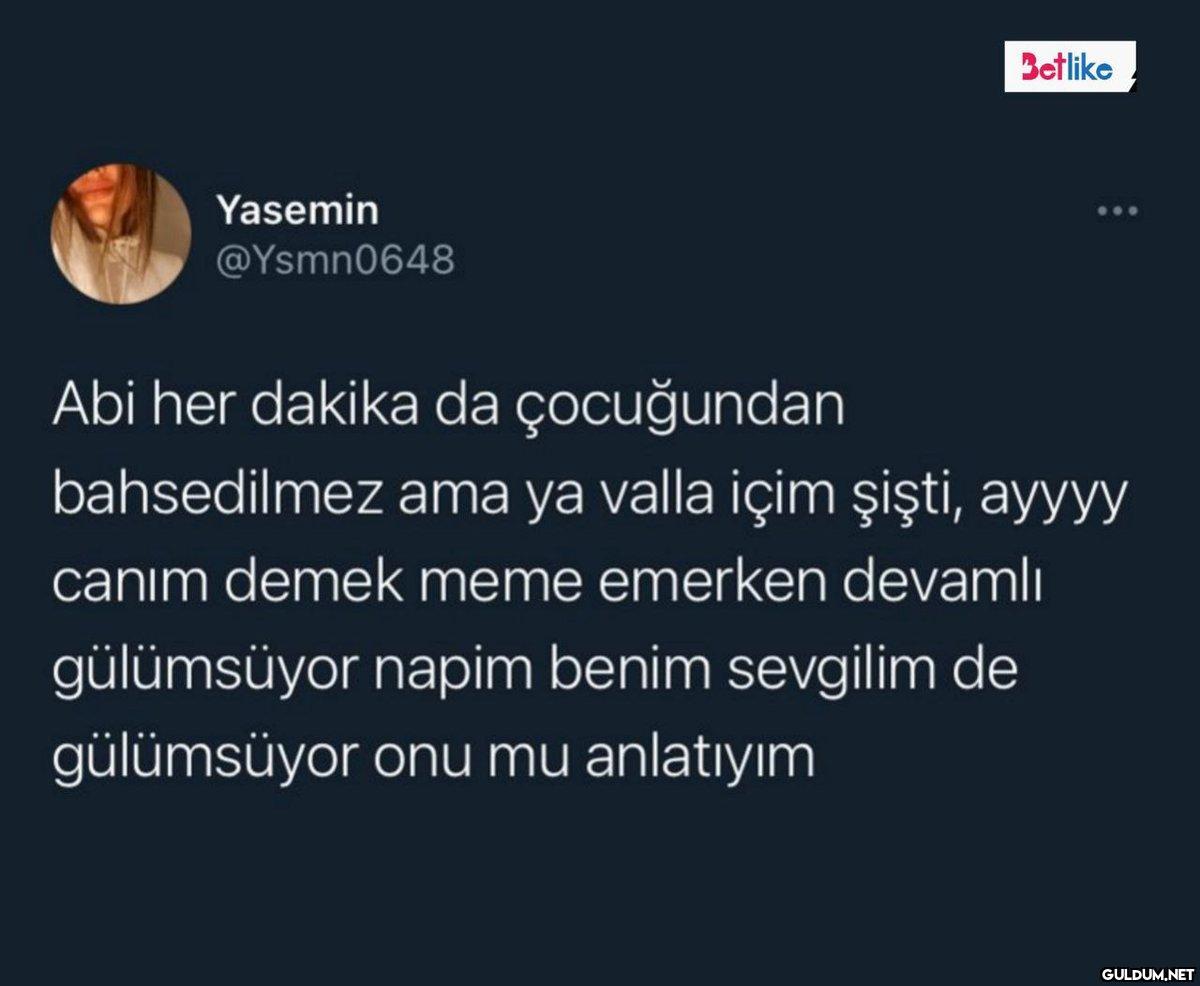 Yasemin @Ysmn0648 Betlike...