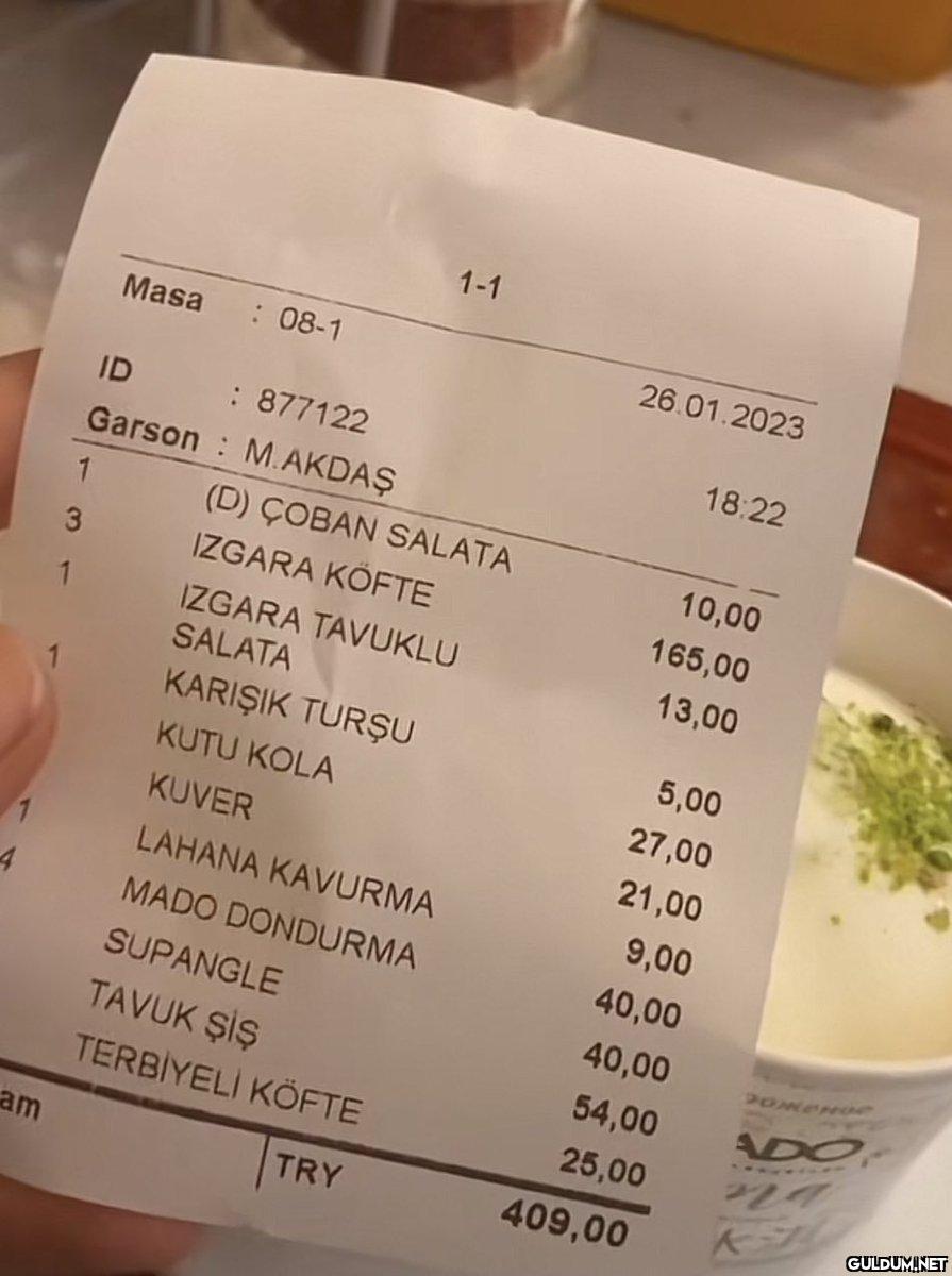 Meclis lokantasındaki...