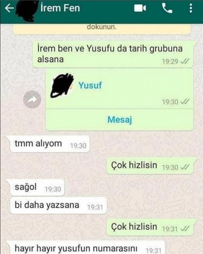 K İrem Fen dokunun. İrem...