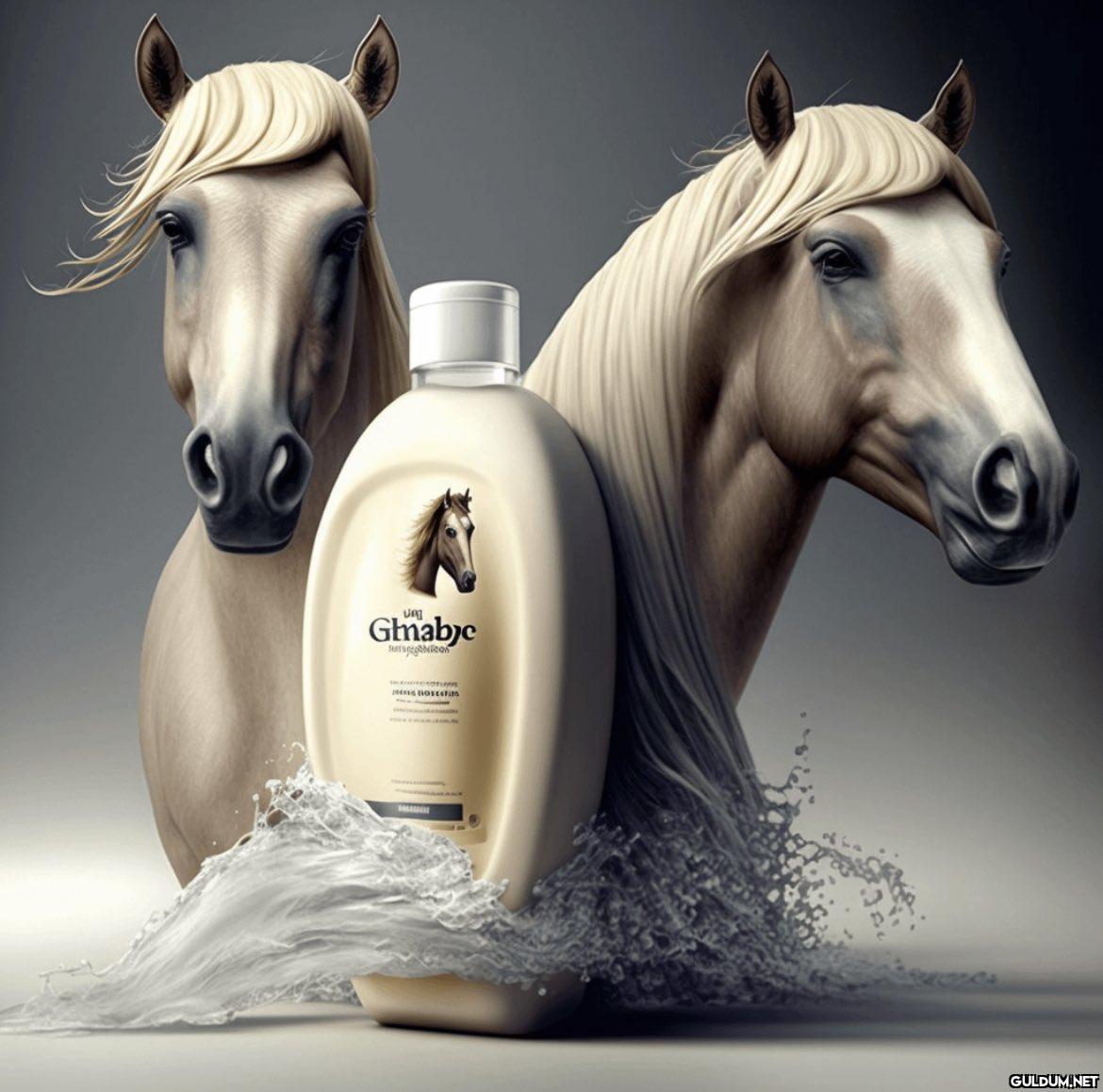 A shampoo advert for...