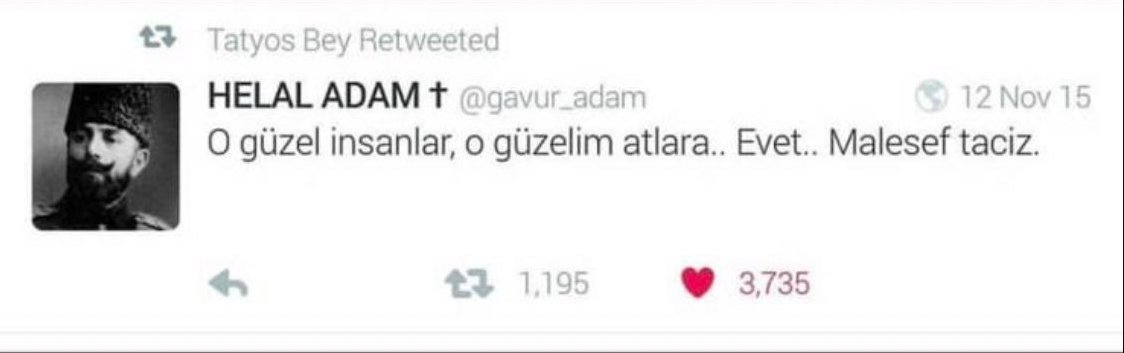 Tatyos Bey Retweeted HELAL...
