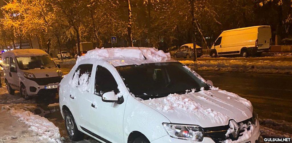 Kar yağar car üstüne 🎶...