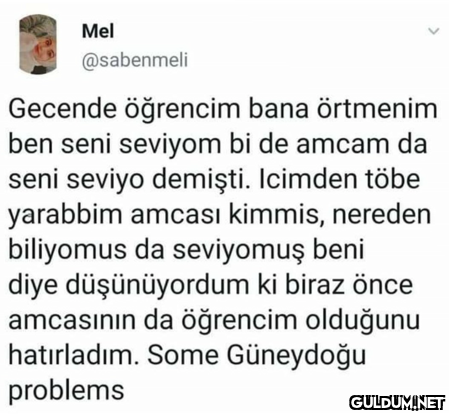 Mel @sabenmeli Gecende...