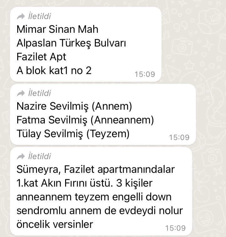 İletildi Mimar Sinan Mah...