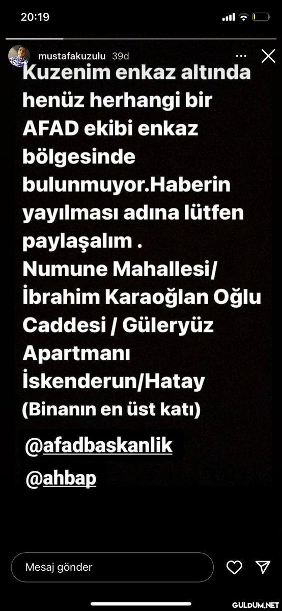@AFADBaskanlik @ahbap...