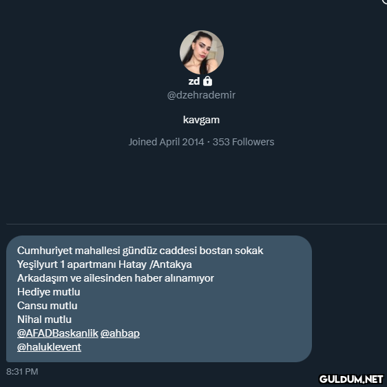 zd û @dzehrademir kavgam...