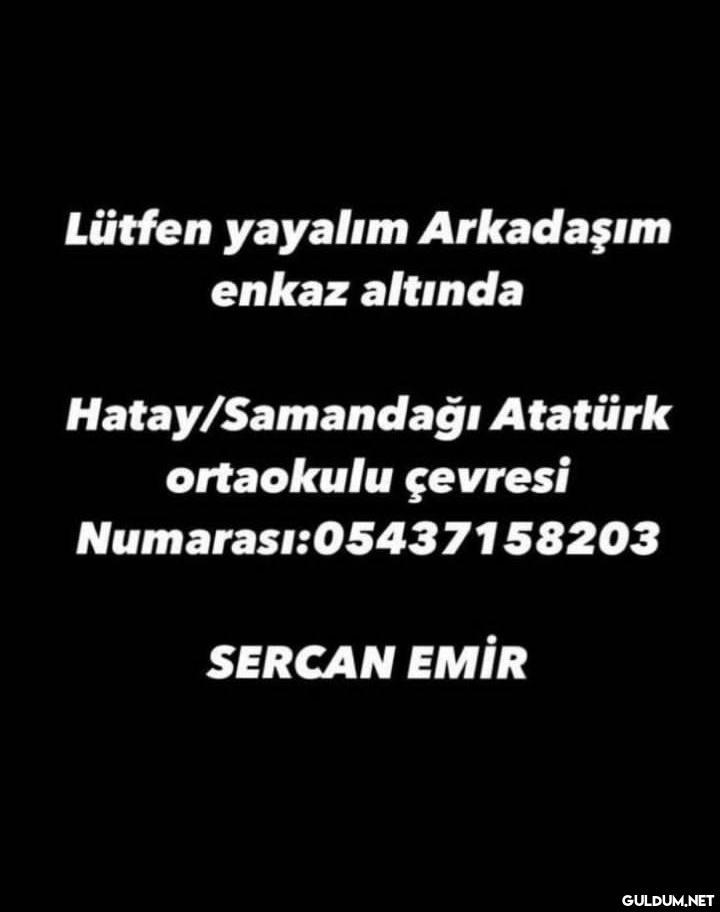 ACİL YAYALIM  #DEPREMOLDU...