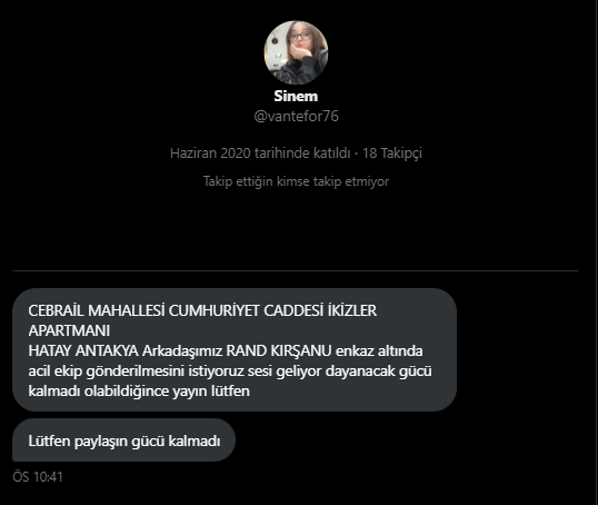 Sinem @vantefor76 Haziran...