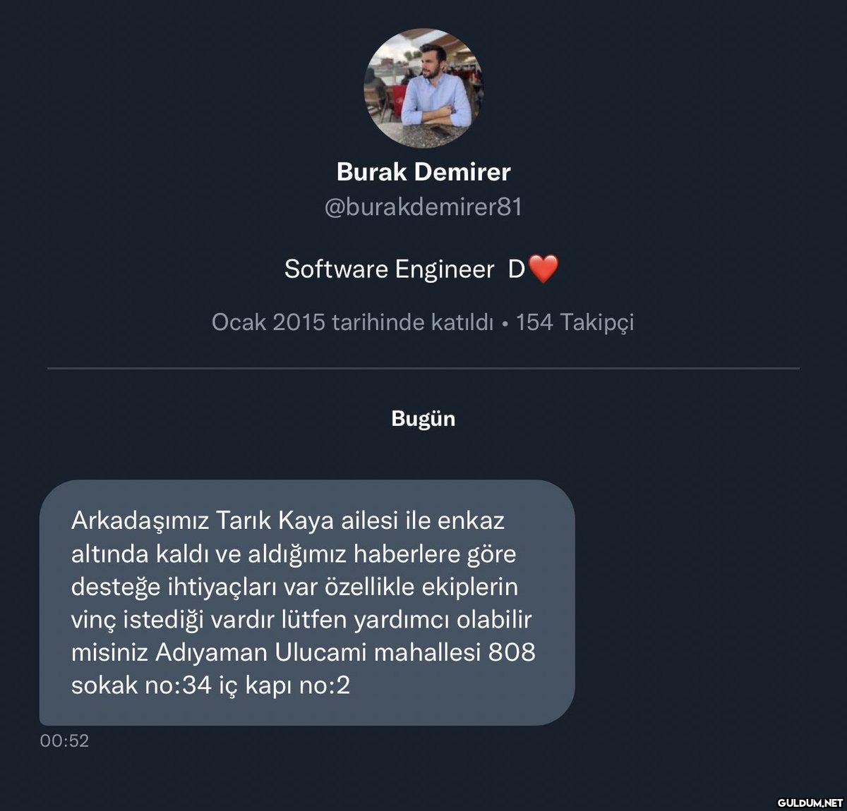 Burak Demirer...