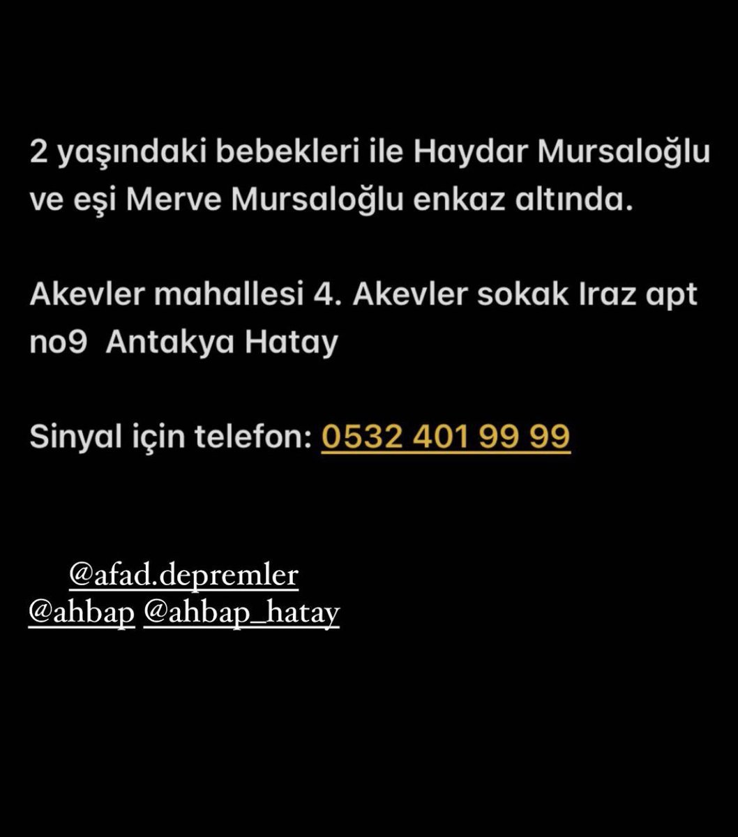 Bebekli aile enkazda hala,...