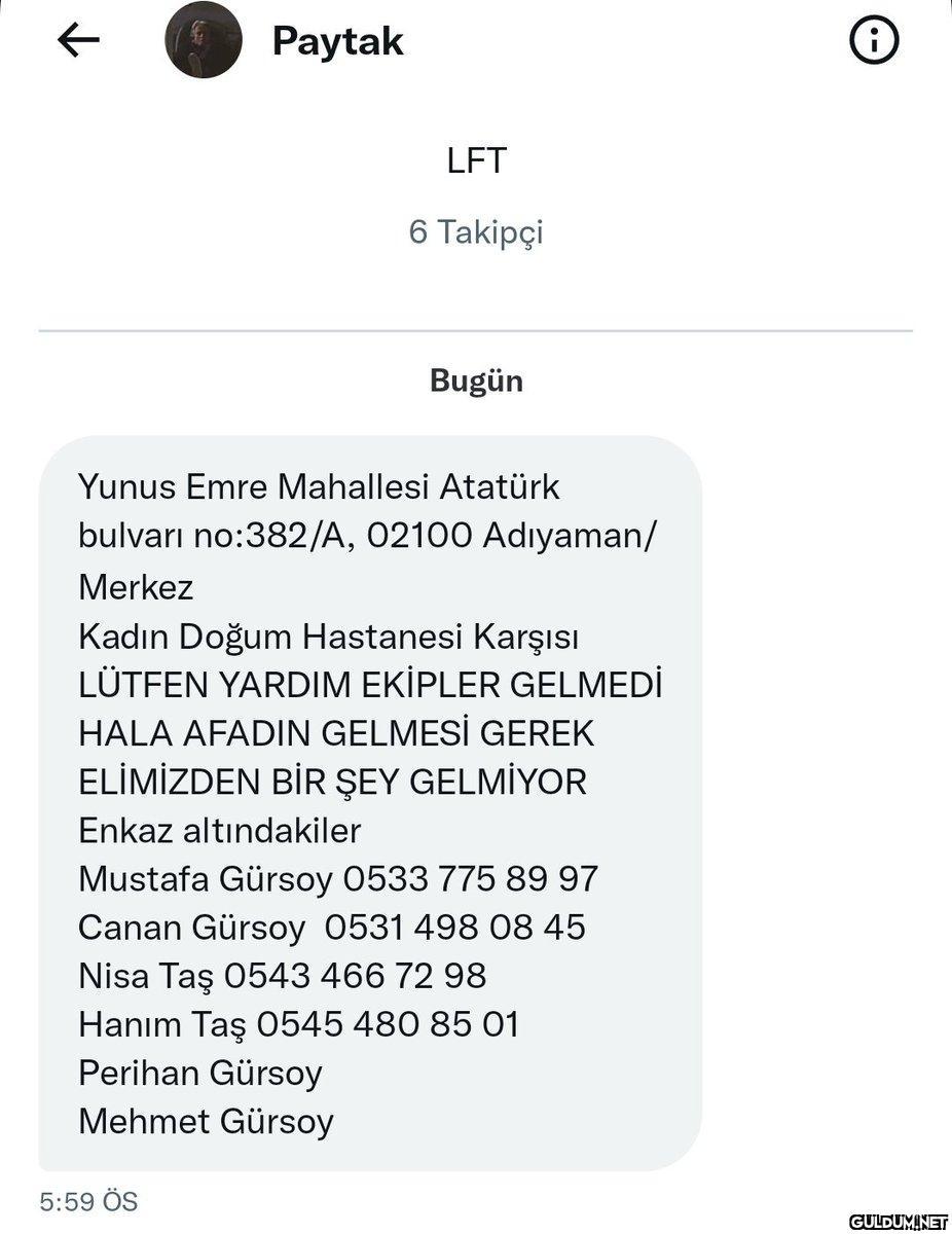 ← Paytak 5:59 ÖS LFT 6...