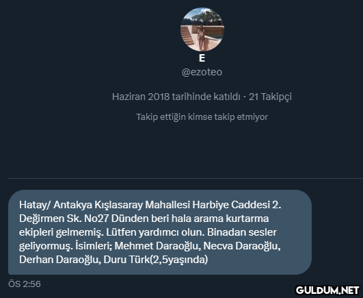 E @ezoteo Haziran 2018...