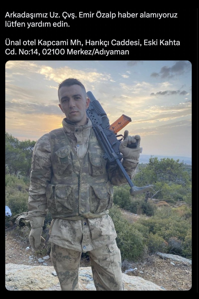 Arkadaşımız Uz. Çvş. Emir...