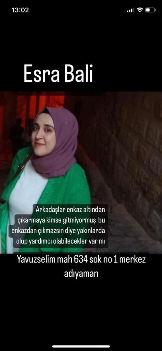 Durumu kritik acil yardım...