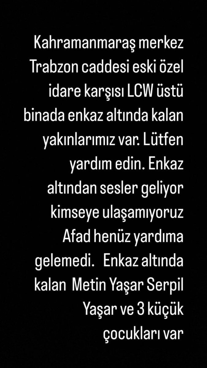@AFADBaskanlik...