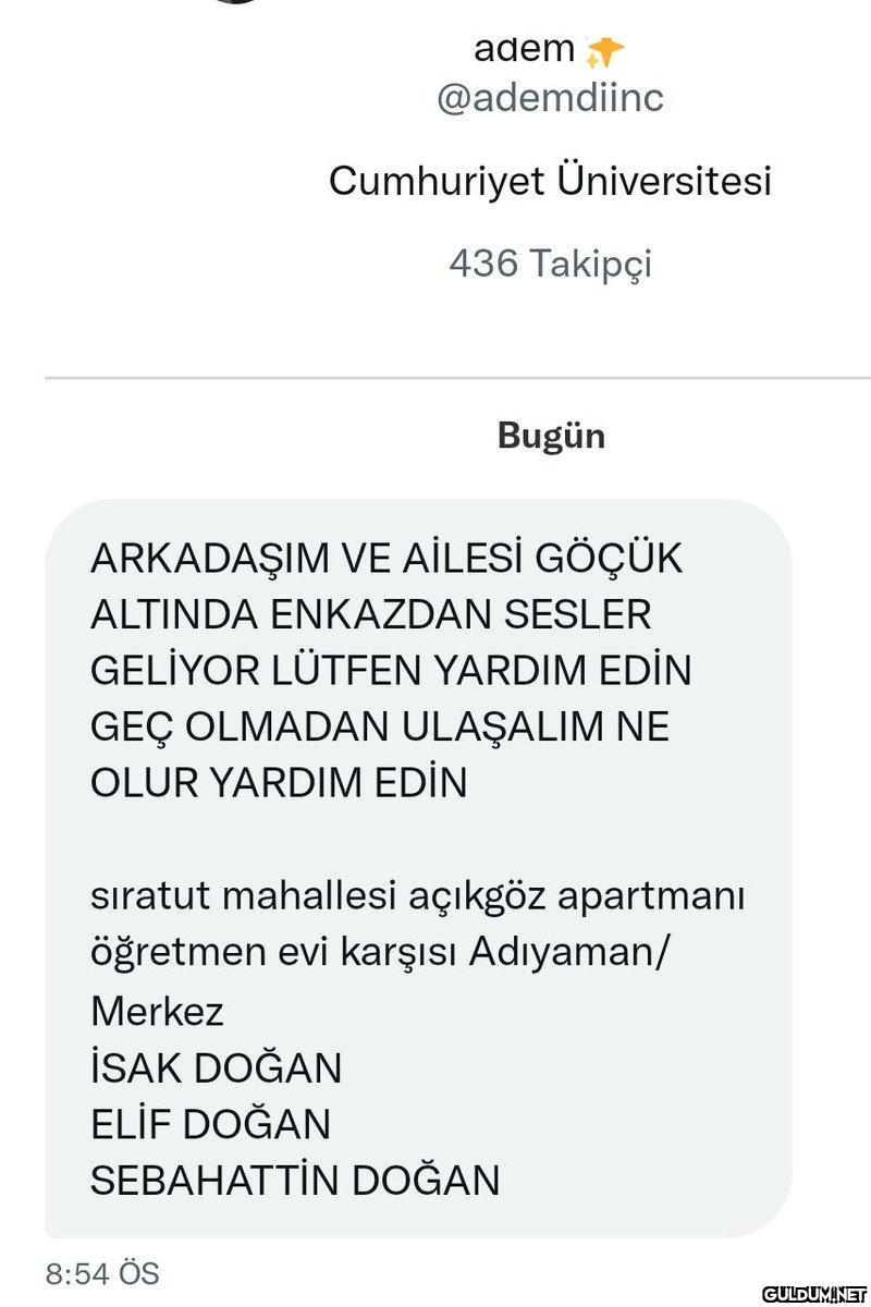 adem @ademdiinc Cumhuriyet...