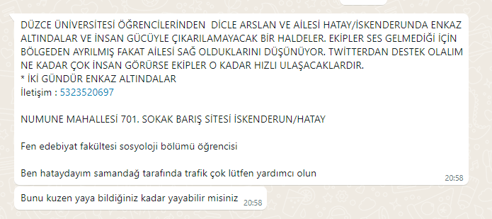abi alandaki arkadaştan...