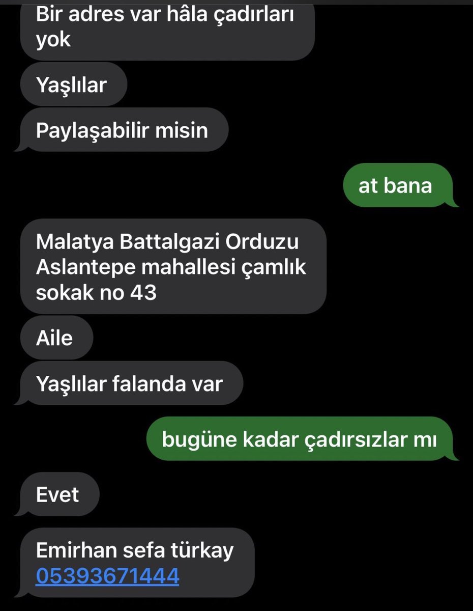 Bir adres var hâla...