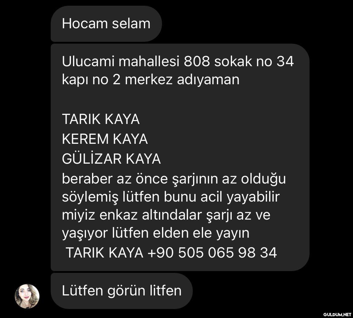 YAŞIYOR DENİLİYOR ACİL...