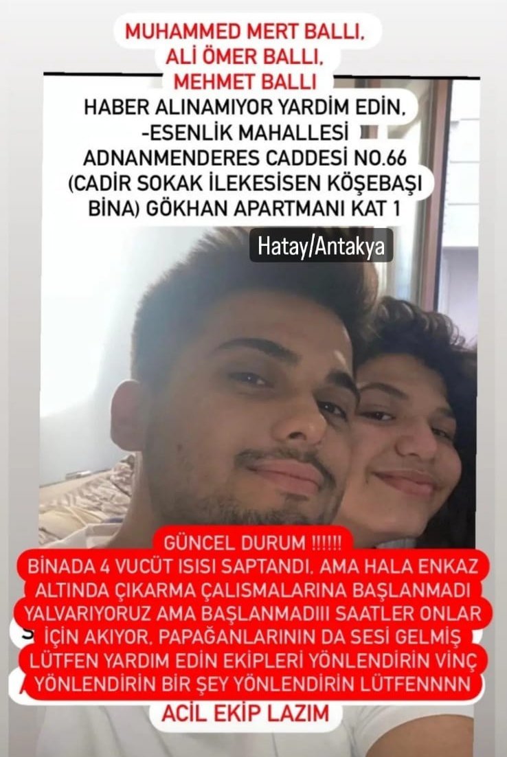 ACİLL YAYALIM #deprem...