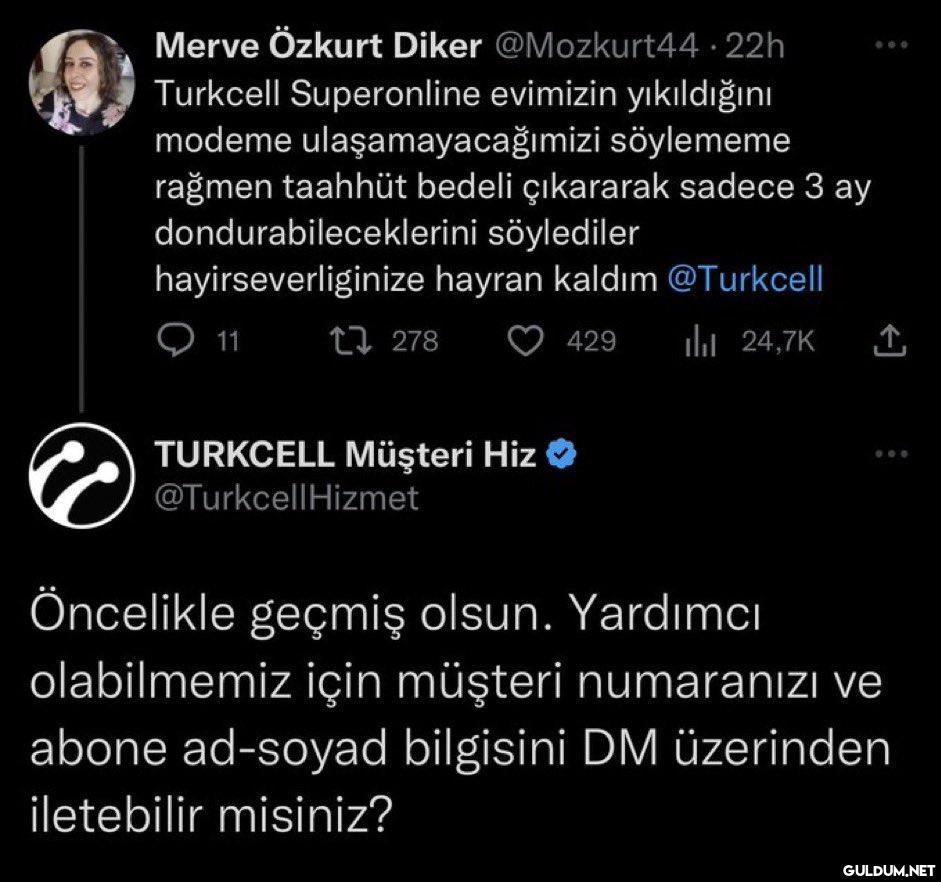 Turkcell sabır sınırlarını...